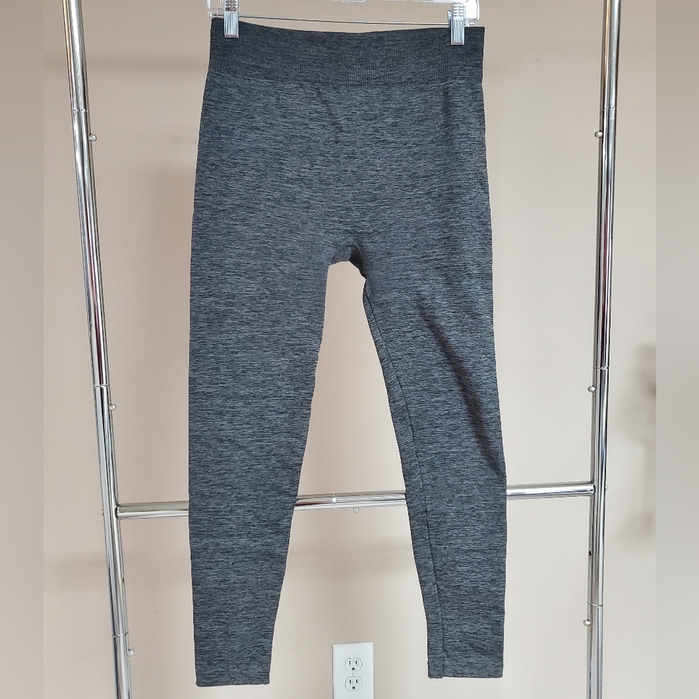 Women's Time and Tru Grey Space Dye Leggings Size Large| Barely Worn